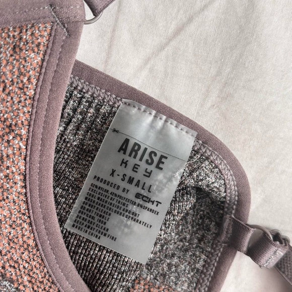 NWOT Brown and grey ECHT arise key sports bra #fitness - Picture 3 of 3